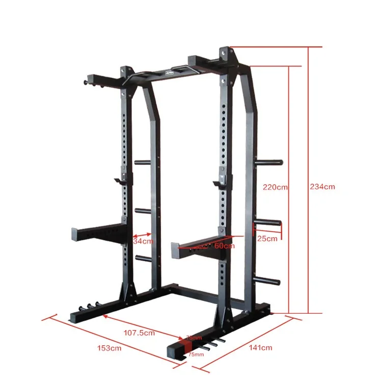Hot Sale Pull-ups Stretching Training Power Rack Home Gym Adjustable Squat Rack Equipment