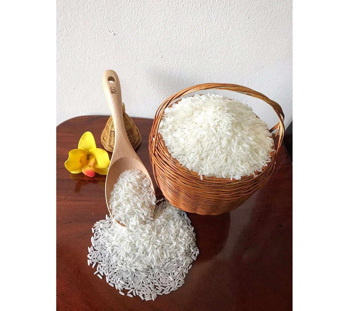 Белый рис с жасминовым рисом 100% органический высокое качество вьетнамский