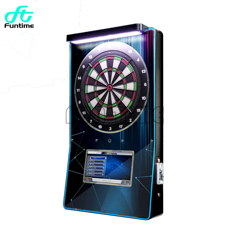 Coin Operated Darts Machine With Smart Online Match Darts Mini Plus Dart Game Machine for Game Center