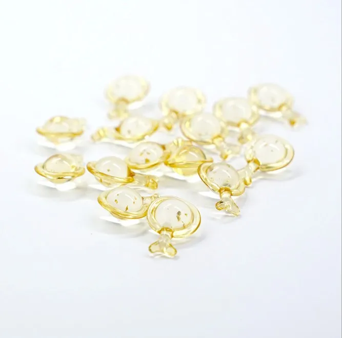 Face serum Capsule Yes Serum Capsule Skin Care Whitening Plant Placenta Serum with 24k gold foil (1600112707106)