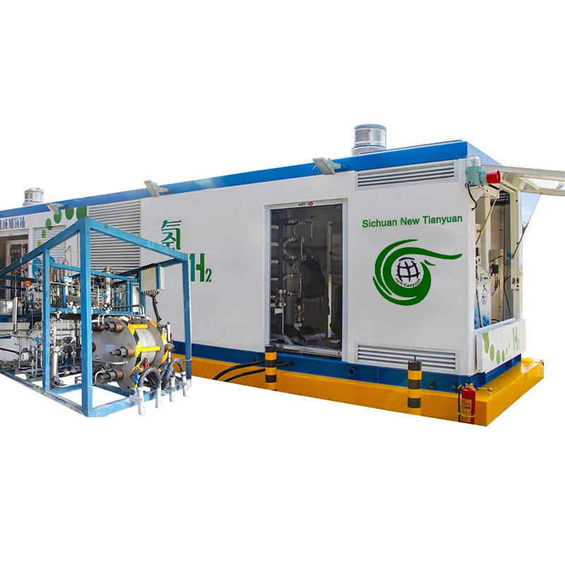 Hydrogen Generator Rated Production 200Nm3/h Working Pressure 43MPa High Purity Hydrogen Gas Filling Station For Sale