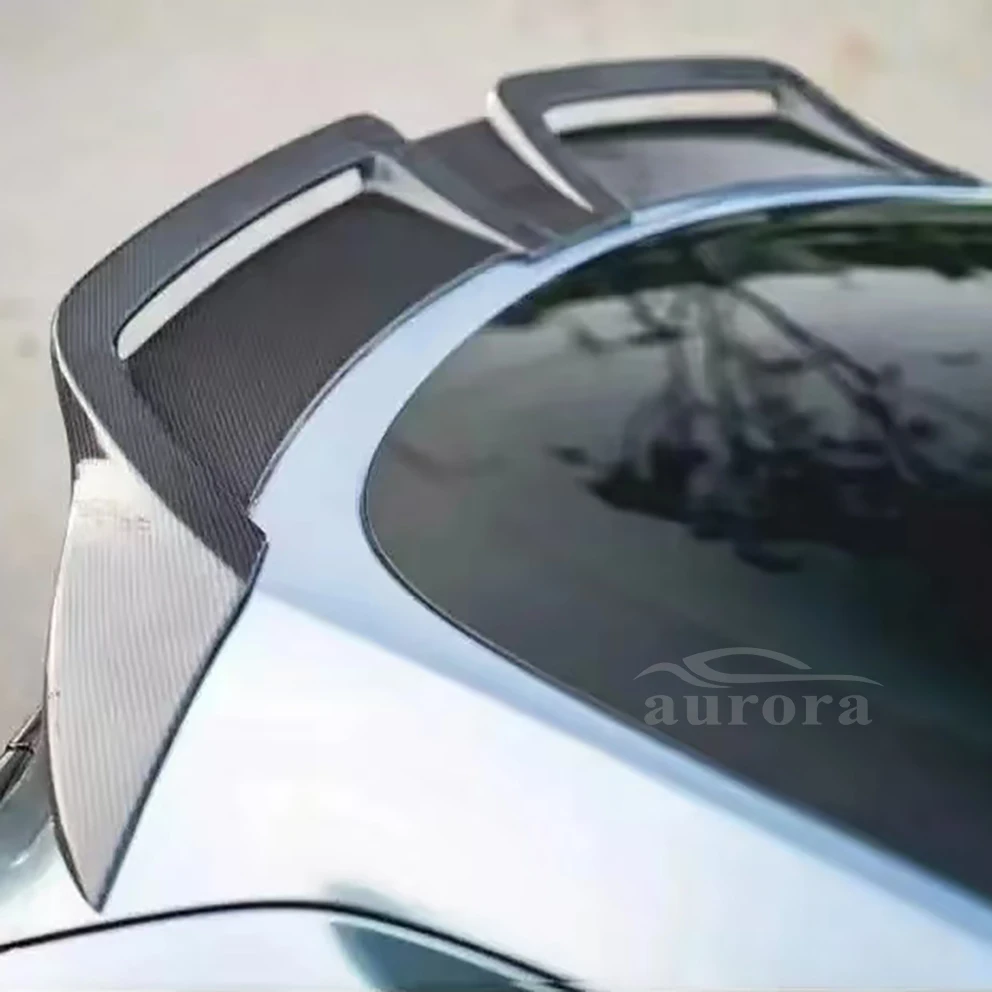 For Tesla Model Y Rear Spoiler Carbon Fiber Body Kit CM Type Rear Luggage Lip Tail Wing car modification kit