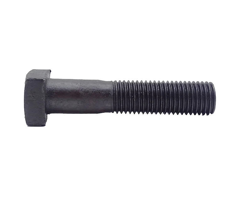 Zinc Plated Black Oxide Alloy Bolts M10 Square Head Bolts with M4 Thread 10mm/16mm Length GB/DIN Standard Plain Finish