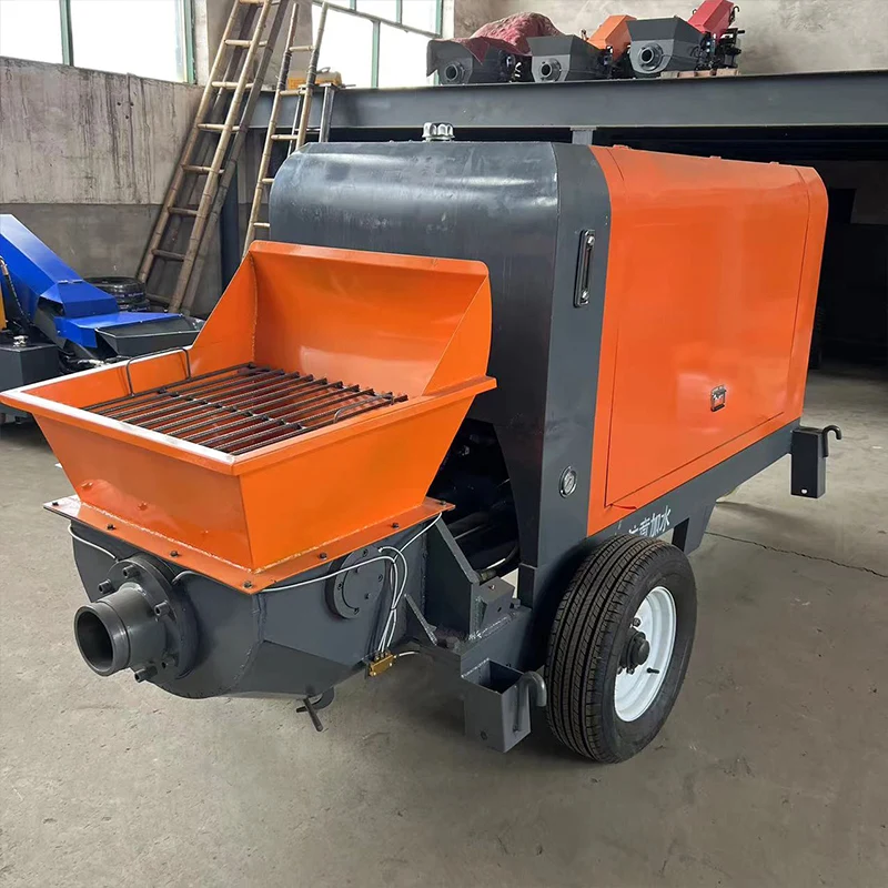 Songmao diesel concrete pump with flexible concrete pump hoses