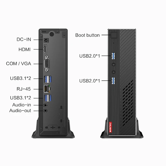 industrial cheap mini computer intel pentium core i3 i5 i7 cpu 8g amd win10 gaming desktop computer mini pc