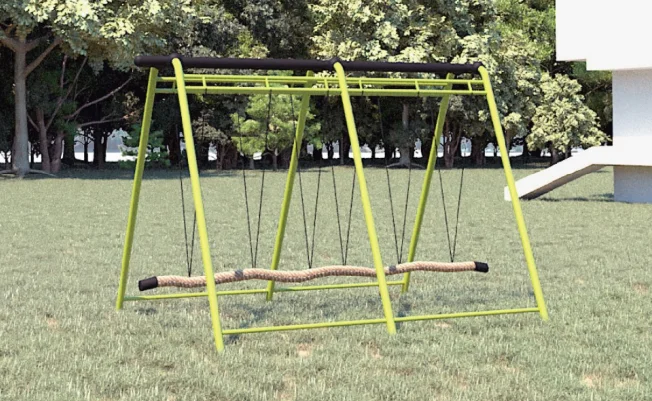 Customized Outdoor Playground Equipment for Children Swing Set for Kids 2-12 Years
