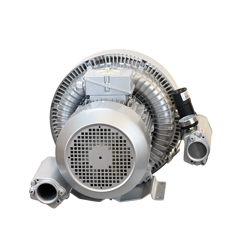 7.5kw double stage 3-phase 220v centrifugal vacuum blower