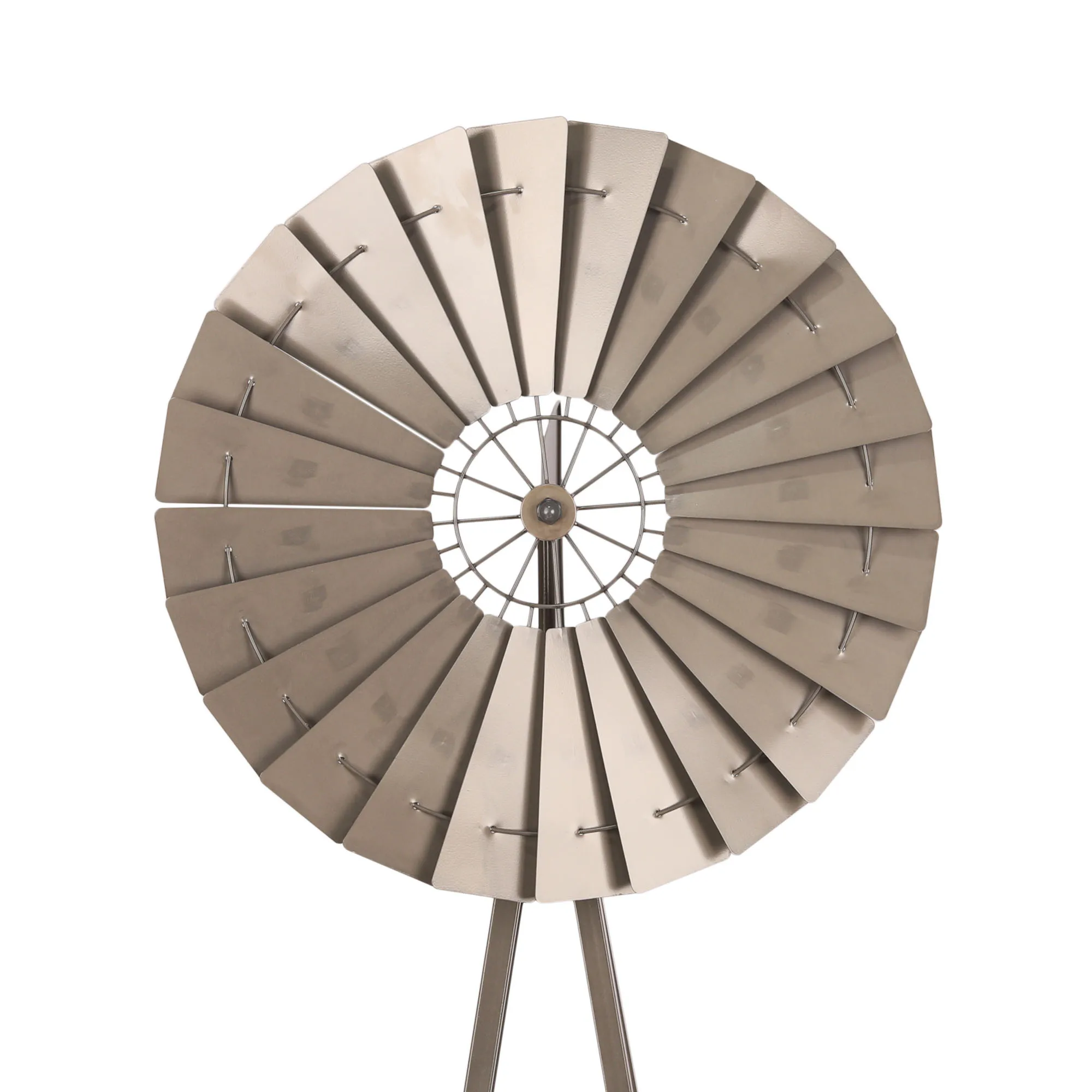 Outdoor Decor Vintage Vertical Wind Spinners Metal for Farm