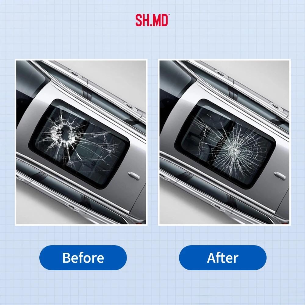 Ultra Clear TPU 10mil Sunroof Protection Film TPU Self Healing Explosion Proof 99% UV Rejection Car Sunroof Protection Film