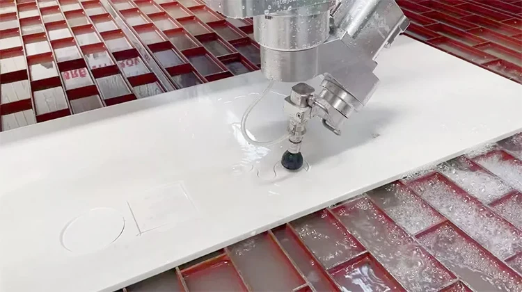 High-Pressure AC5-Axis 2515 Aqua Jet Cutting Hard Stone Abrasive Waterjet Machining Systems