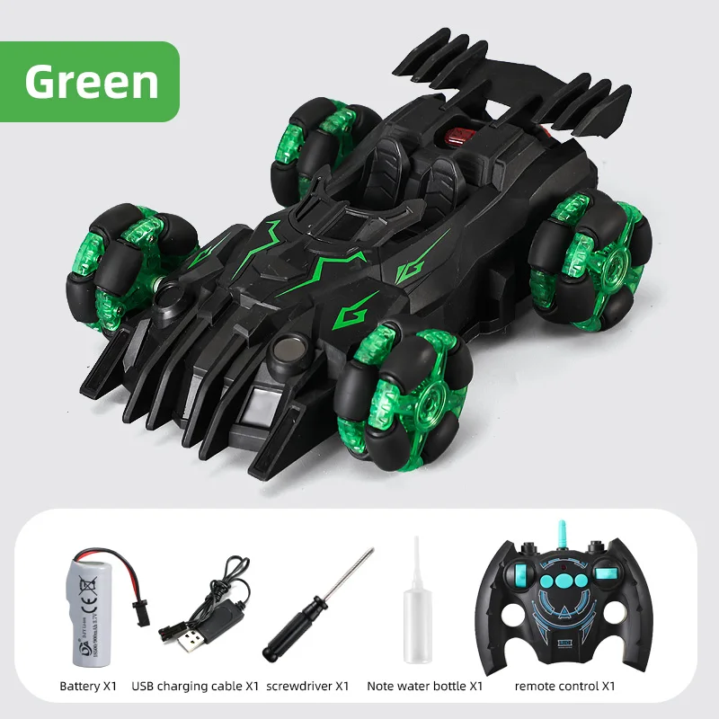 stronger energy spray drift stunt racing car toy 360 rotating simulated tail gas spray long life battery educational toy