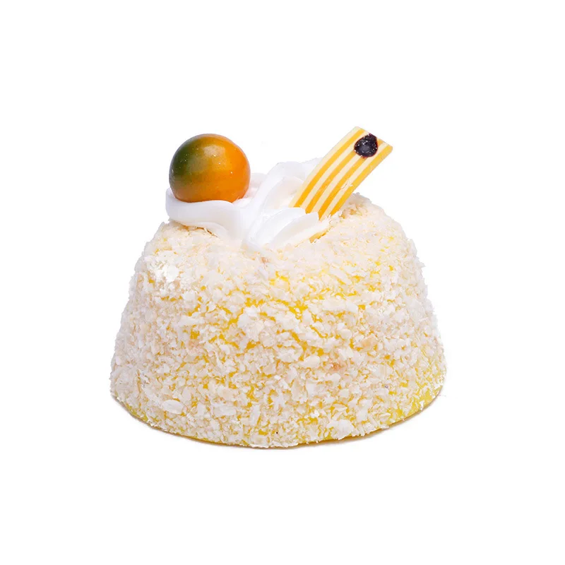 New style baby cartoon cute simulation small cake kitchen toy ornaments can be pinched slow rebound photography props