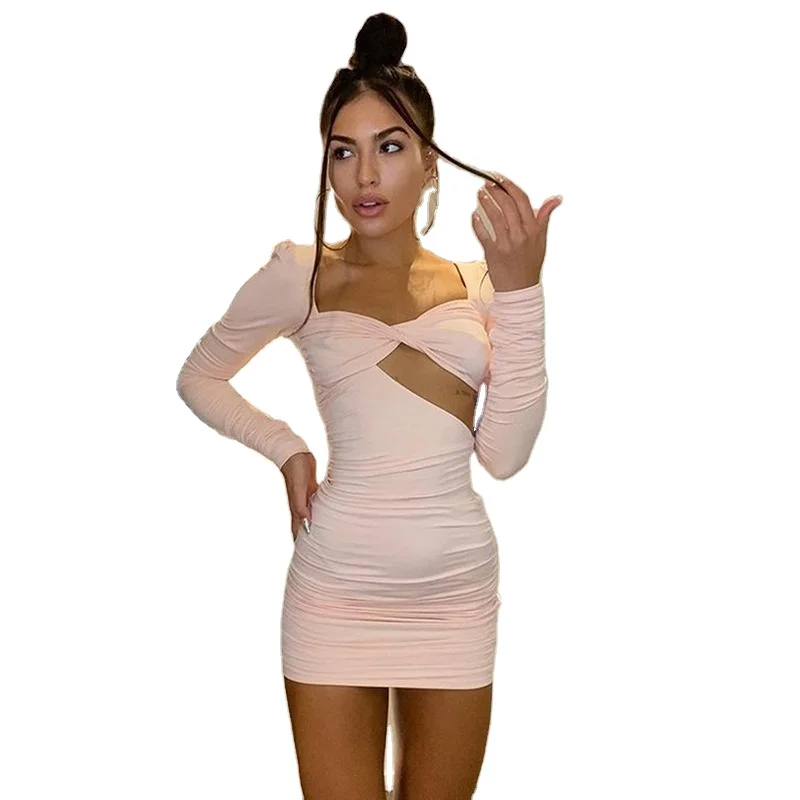 Factory Autumn New Women Skirt Campus Fashion Design Sense Sexy Evening Backless Short Made In China