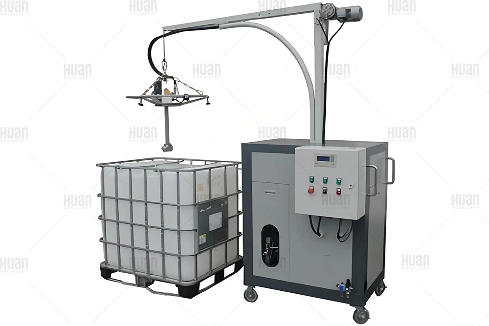 Automatic IBC tote and tanks cleaning system, high pressure cleaner