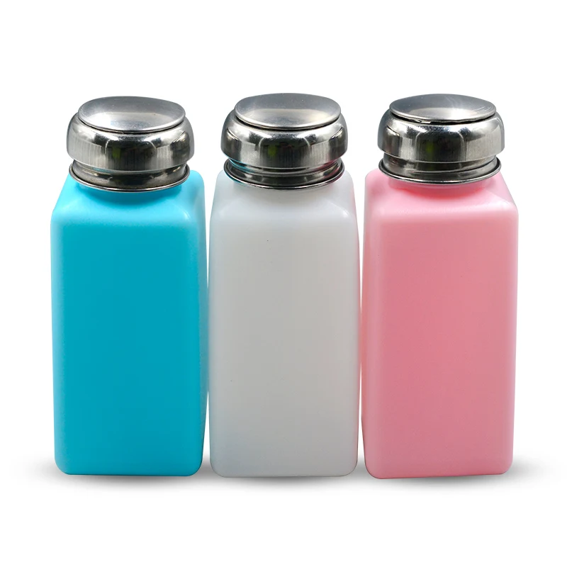 YP-S2 200ml ESD Bottles/Alcohol Bottle/Plastic Push Down Alcohol Liquid Pump Press Dispenser