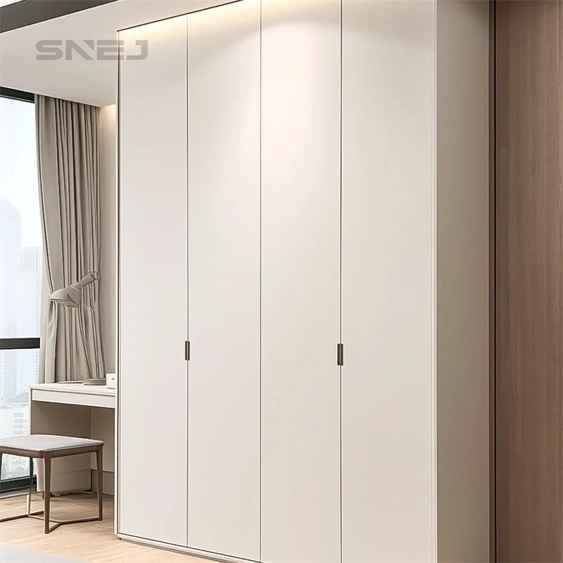Wooden Luxury High Quality Wardrobe from China Bedroom Wardrobe Modern Bedroom White Simple Style Furniture Wardrobe