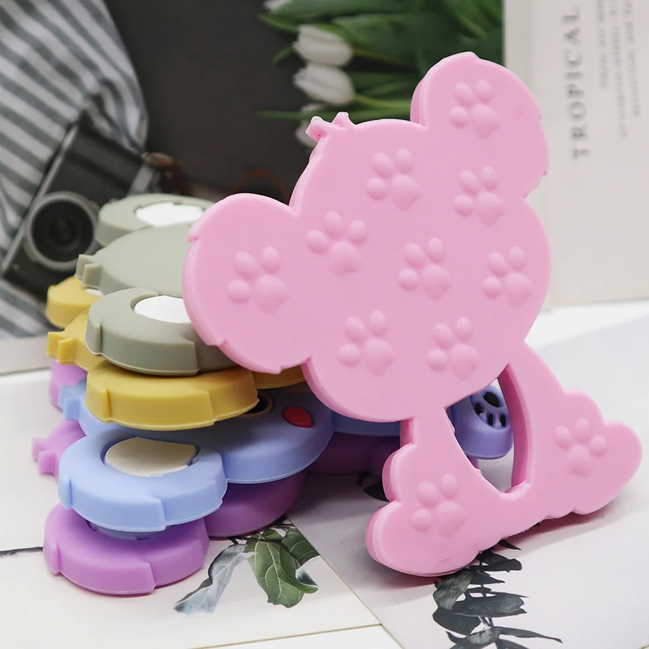 Food Grade Baby BPA Free Custom New Teether Koala Pendant Silicone Teethers for babys