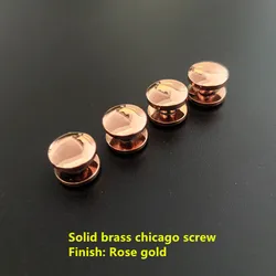 Заводская оптовая продажа, Твердый латунный винт для ремонта кожаных ремней