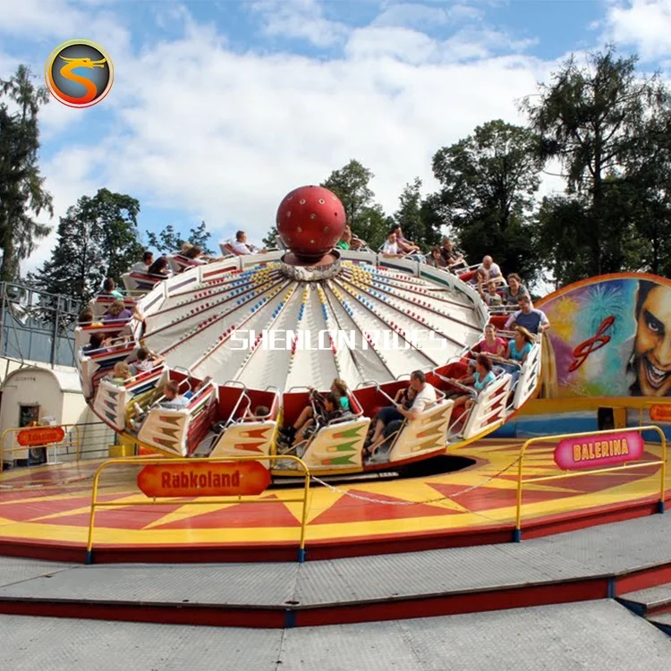 Most attractive rides ballerina turntable dancing rides hully-gully ride for sale