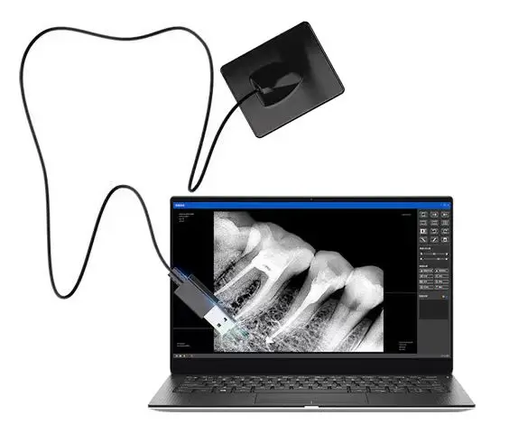 Portable intraoral X-ray sensor dental x ray machine with sensor