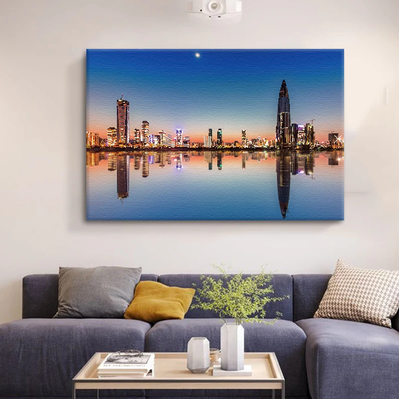 Factory wholesale custom pictures Photos decorative wall art HD digital printing canvas wall art home decoration