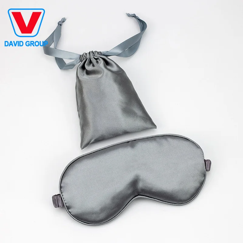 Custom Printed Polyester Silk Travel Sleeping Eye
