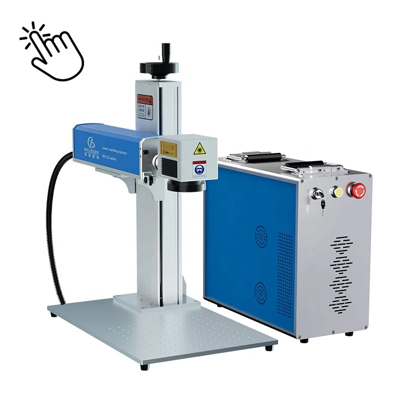Best price Split portable fiber laser marking machine 60w 100W JPT MOPA for deep engraving cutting on all metals color marking