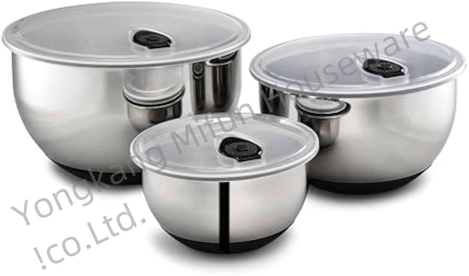 Stainless  Steel non-stick Kitchen Cooking Pan With Glass Lid  Cookware Pot Sets