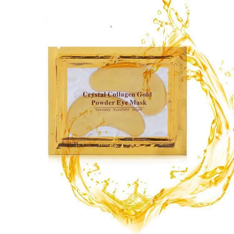 oem Discount in stock OEM Factory Sell Wholesale Anti Wrinkle Organic Moisturizing Crystal Collagen Sleeping 24K Golden Eye Mask Gel