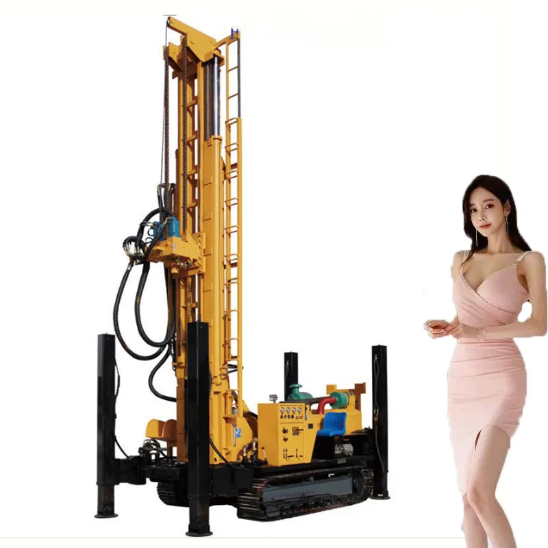 Dual-setting Compressor Pneumatic DTH Mine Drilling Rig ZGYX-453B Blast Hole Machine with Dust Collector