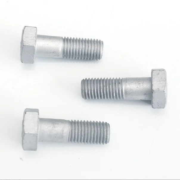 Углеродистая Сталь HDG ASME B18.2.6 ASTM A325 A449 A490 тяжелый шестигранный конструкционный болт