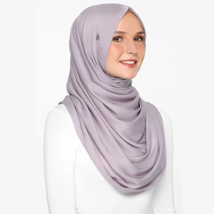 High Quality Comfortable Islamic Clothing Long Underscarf Singapour Inner Scarves shawl printing women square hijab scarf