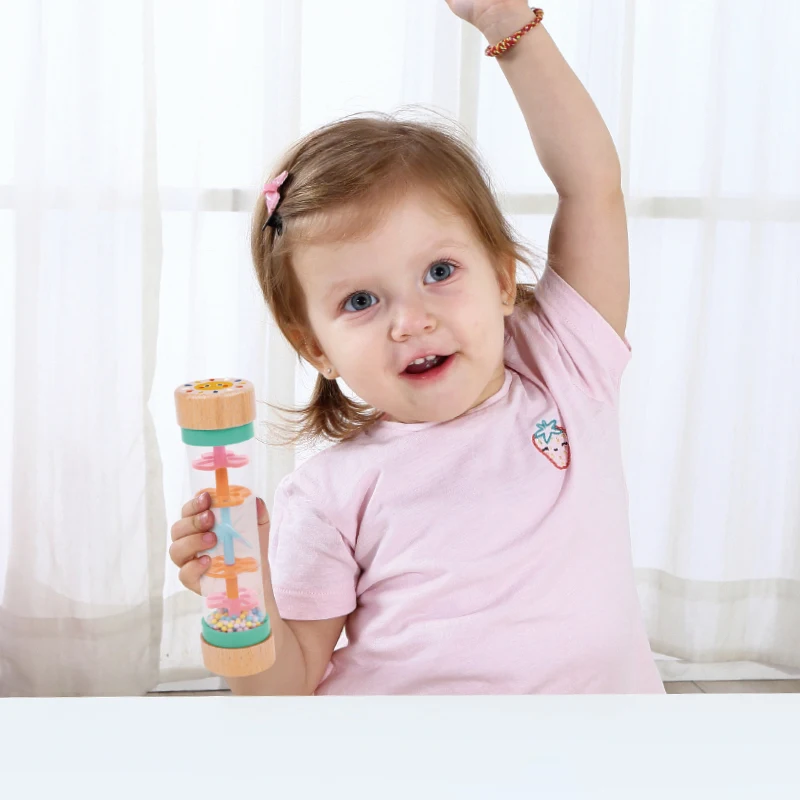 Early education box cognitive card toy hourglass Montessori early 6 in 1  education toys 3-4M Educational Box