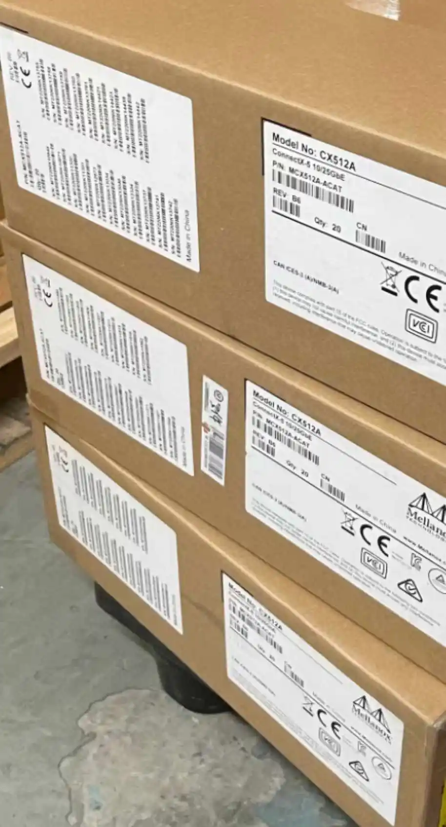 Brand New Mellonex MCX512A-ACAT 25GbE dual-port QSFP28 PCIe Gen 3.0 x16 tall bracket