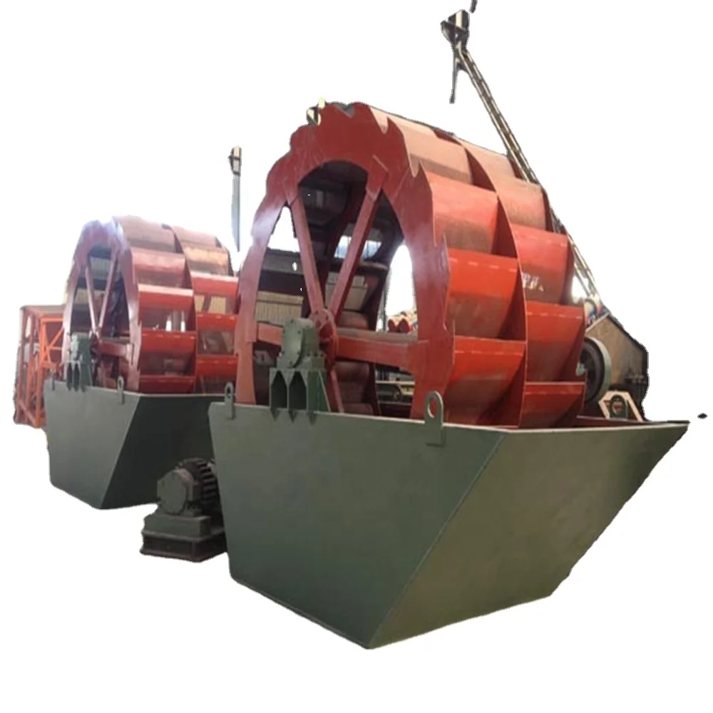 Factory price wheel bucket sand washing machine