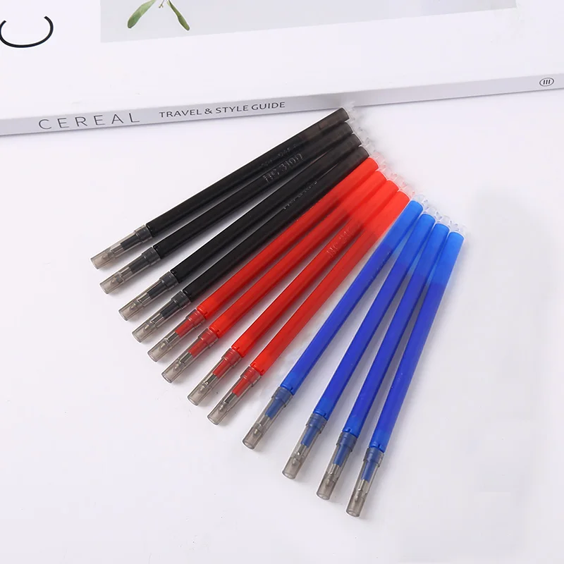 2023 Newest 0.7mm Colored Non-toxic Heat Erasable Gel Ink Pen Refill For School And Office