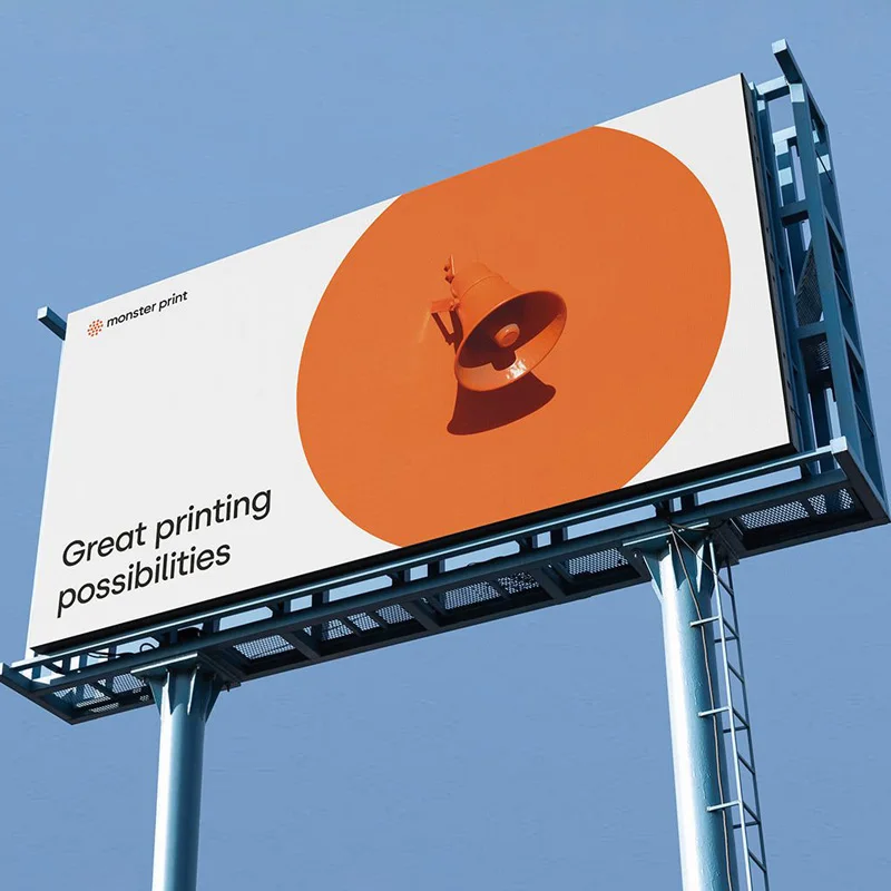 Наружный 5 м широкоформатный Печатный рекламный материал Frontlit PVC гибкий баннер для торгового центра