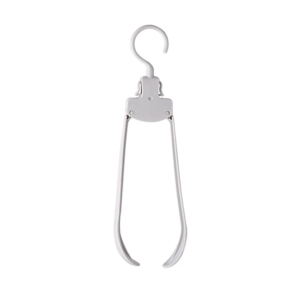 Portable Adult T-shirt Plastic Hanger New Pp Material Push-type Folding Wide Shoulder Storage Travel Wardrobe Magic Clothing