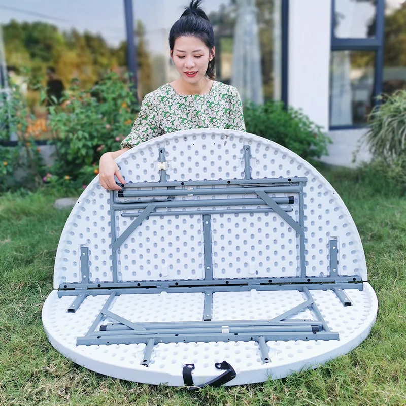  HDPE 170 футов пластиковый круглый складной стол используемый для банкета свадьбы на открытом воздухе