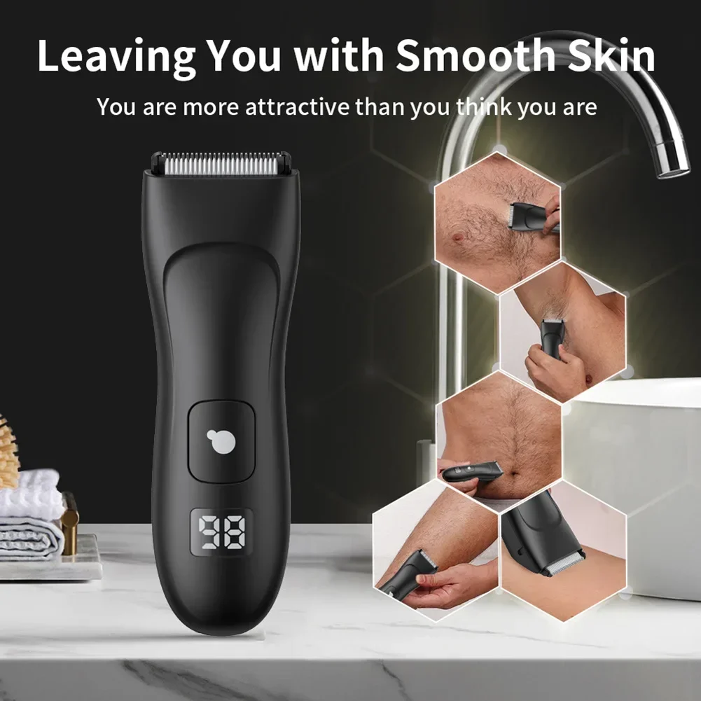 Household Silent Shaved Trimmer Adult Groin Body Hair Safety Knife Head Baby Children Hair Clipper Waterproof Electric Clipper