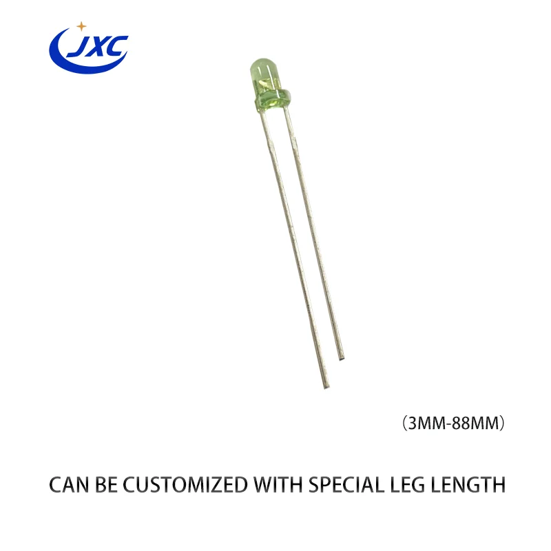 Through Hole White Red Green Blue Yellow Amber RGB 1.8mm 3mm 5mm 8mm 10mm 546 504 Round Straw hat Oval Dip Led Chip Diode