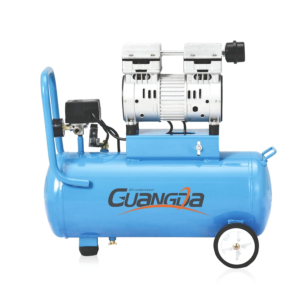 1 hp 750 Вт 30 литровый бесшумный портативный мини-безмасляный воздушный