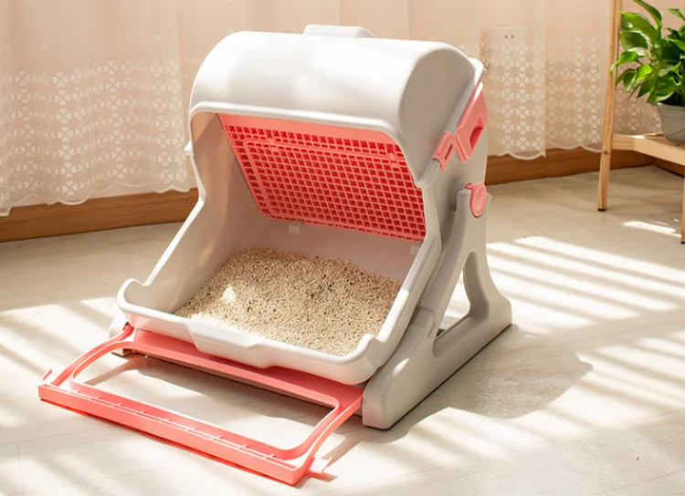 New Luxury Large Cat Litter Box Deodorizing Cat Indoor Automatic Cat Toilet