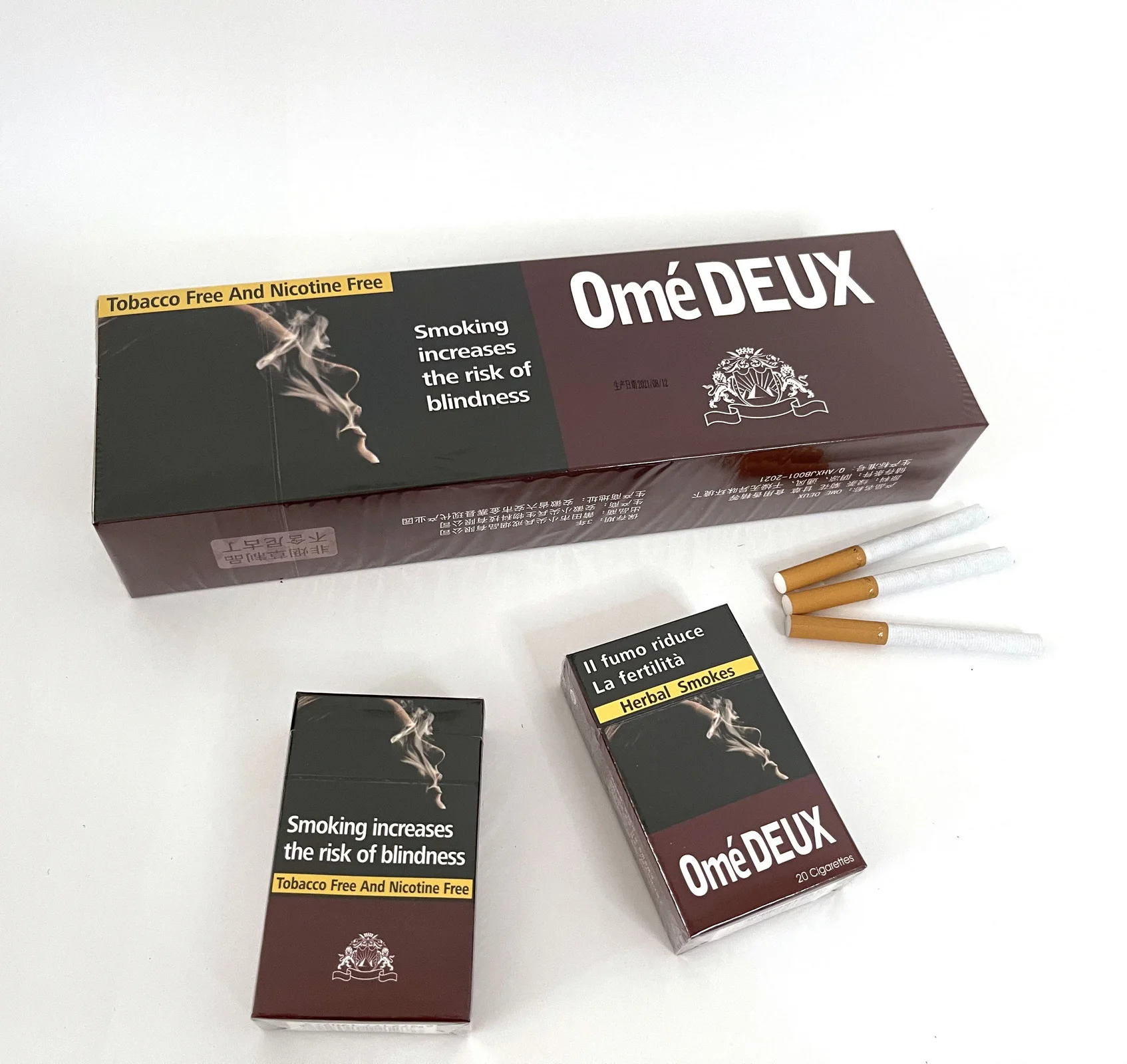 Machine Collapsible Printed Embossing Cigarette Shisha Cartons Cardboard Packing Packs