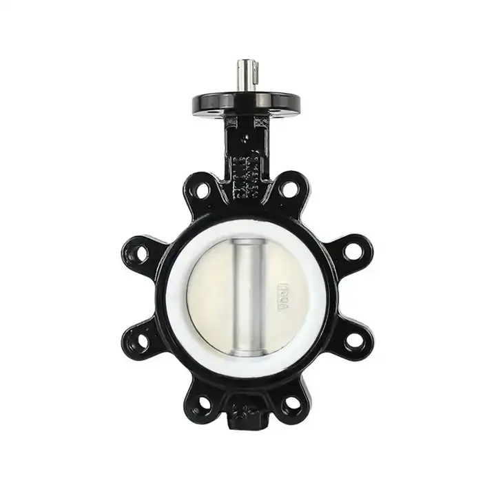 4 inch Cast Iron Air Control Lug Butterfly Valve Water SS Disc Pneumatic Control Butterfly Valve