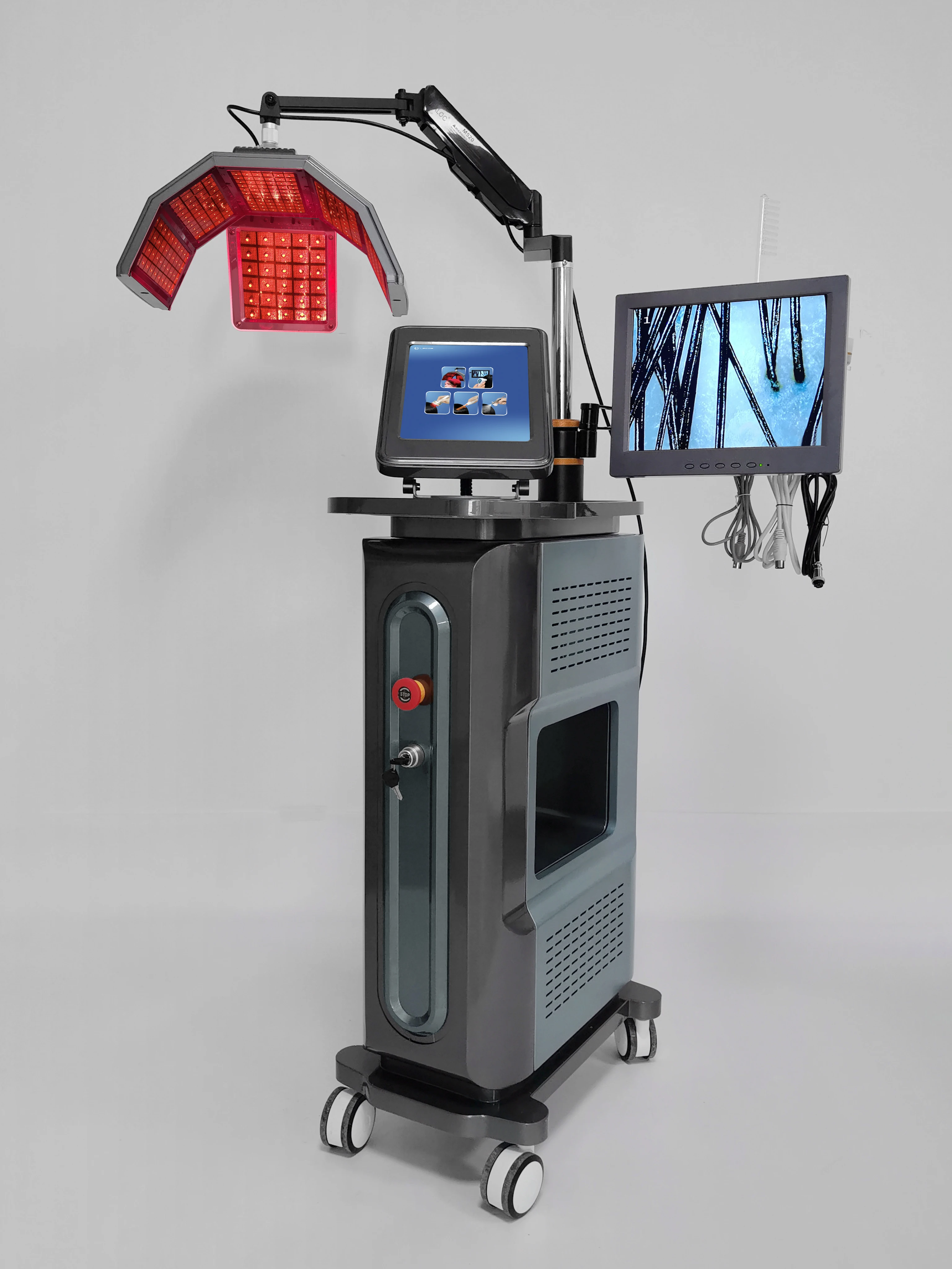 M New Model 650Nm Diode Multifunctional Hair Regrowth Head Massage Hair Loss Treatment Machine led Pdt 7 In 1Machine