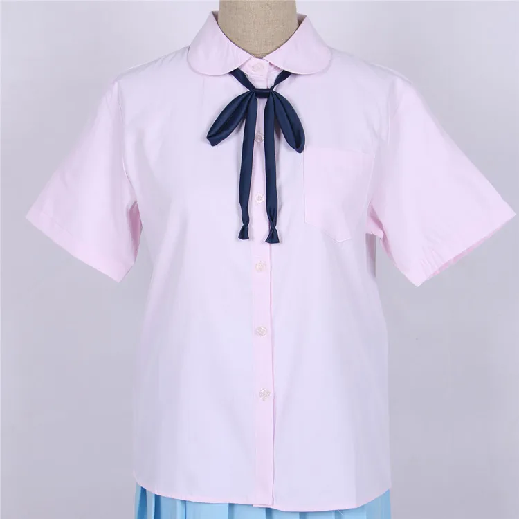 
Design bulk Embroidery Logo 100 Cotton White shirt School Uniform For school kid Children 