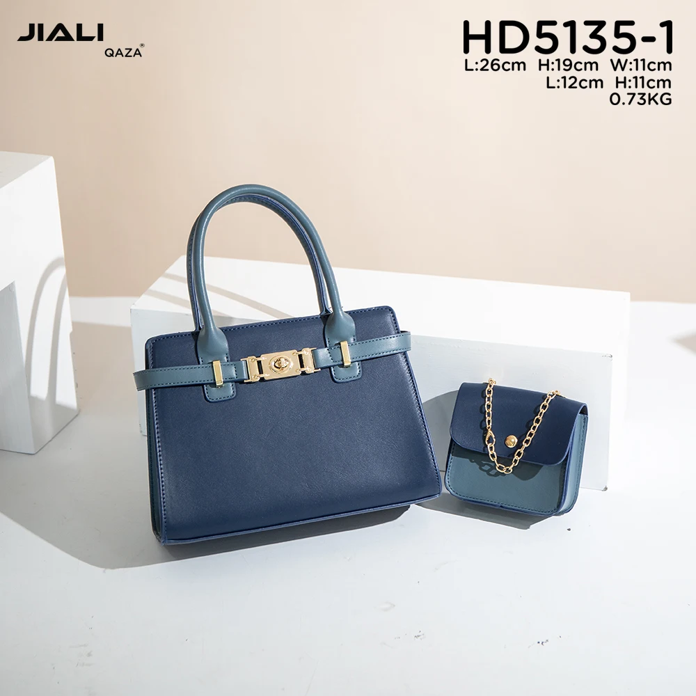 QAZA factory Wholesale high end elegant 2 in1 hand bags for women 2024 new fashion designer PU leather luxury handbags for women