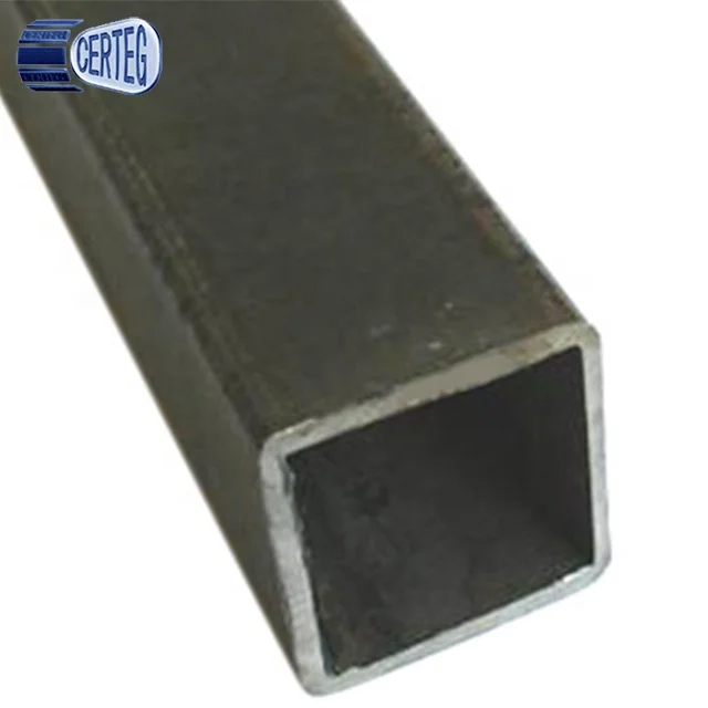 38x38x3 square steel hollow sections, steel tube profile structural black square tube