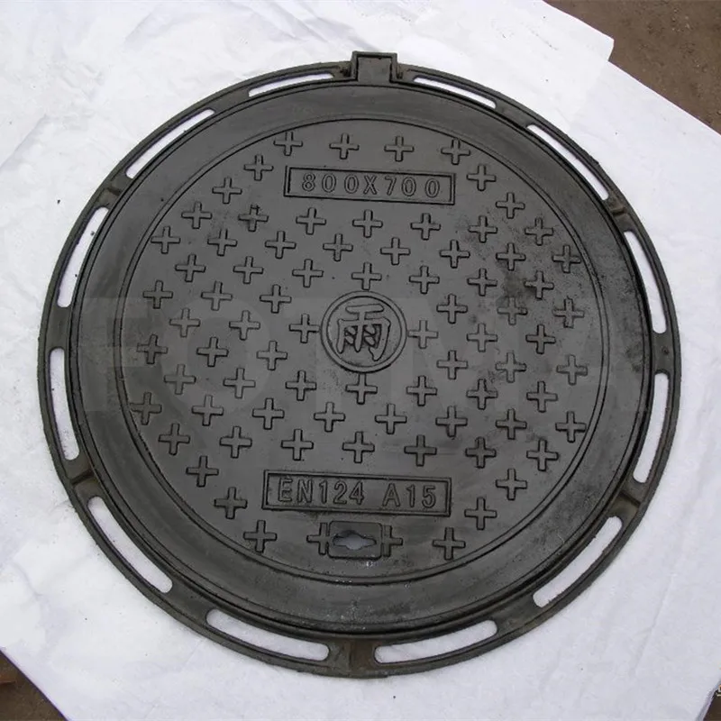 Customized Cast Iron D400 EN124 QT500-7 Electrical Manhole Frame Composite Manhole Iron Cover